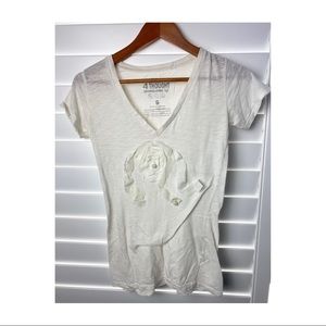 Threads4thought tee with pearl detail